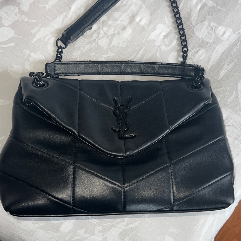 Black Quilted Shoulder Bag
